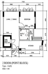 Blk 424B Orchid Spring @ Yishun (Yishun), HDB 2 Rooms #600136281